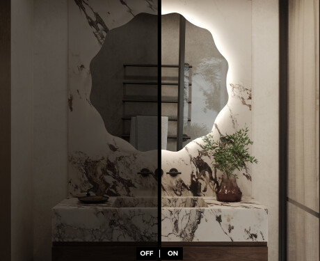 Rond Illumination LED Miroir Sur Mesure Eclairage Salle De Bain L192 #6