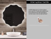 Rond Illumination LED Miroir Sur Mesure Eclairage Salle De Bain L192 #8