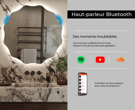 Rond Illumination LED Miroir Sur Mesure Eclairage Salle De Bain L192 #9