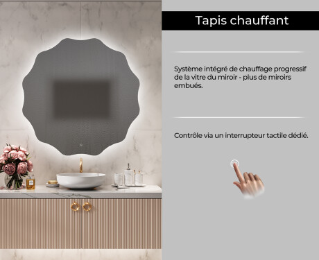 Rond Illumination LED Miroir Sur Mesure Eclairage Salle De Bain L192 #10