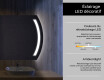 Arrondie Illumination LED Miroir Sur Mesure Eclairage Salle De Bain L67 #4
