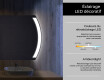 Arrondie Illumination LED Miroir Sur Mesure Eclairage Salle De Bain L68 #4
