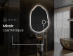 Miroir de salle de bains LED de forme irrégulière E221 #5