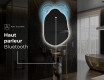 Miroir de salle de bains LED de forme irrégulière E221 #6
