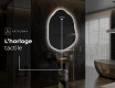 Miroir de salle de bains LED de forme irrégulière E221 #8