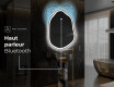 Miroir de salle de bains LED de forme irrégulière E222 #7