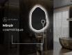 Miroir de salle de bains LED de forme irrégulière E222 #5