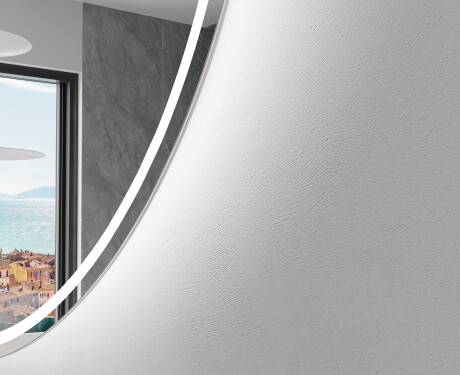 Miroir de salle de bains LED de forme irrégulière E223 #2