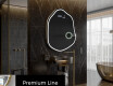 Miroir de salle de bains LED de forme irrégulière E223 #4