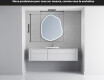 Miroir de salle de bains LED de forme irrégulière E223 #5