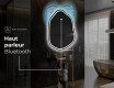 Miroir de salle de bains LED de forme irrégulière E223 #7