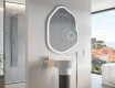 Miroir de salle de bains LED de forme irrégulière E223 #10