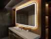 Arrondie Illumination LED Miroir Sur Mesure Eclairage Salle De Bain L141
