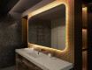 Arrondie Illumination LED Miroir Sur Mesure Eclairage Salle De Bain L142