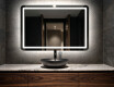 Arrondie Illumination LED Miroir Sur Mesure Eclairage Salle De Bain L143