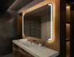 Arrondie Illumination LED Miroir Sur Mesure Eclairage Salle De Bain L144