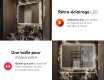 Arrondie Illumination LED Miroir Sur Mesure Eclairage Salle De Bain L147 #5