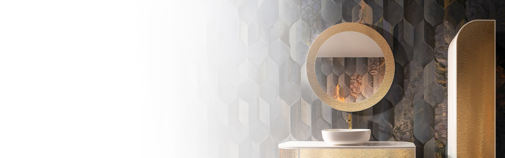 Miroirs avec cadre en métal